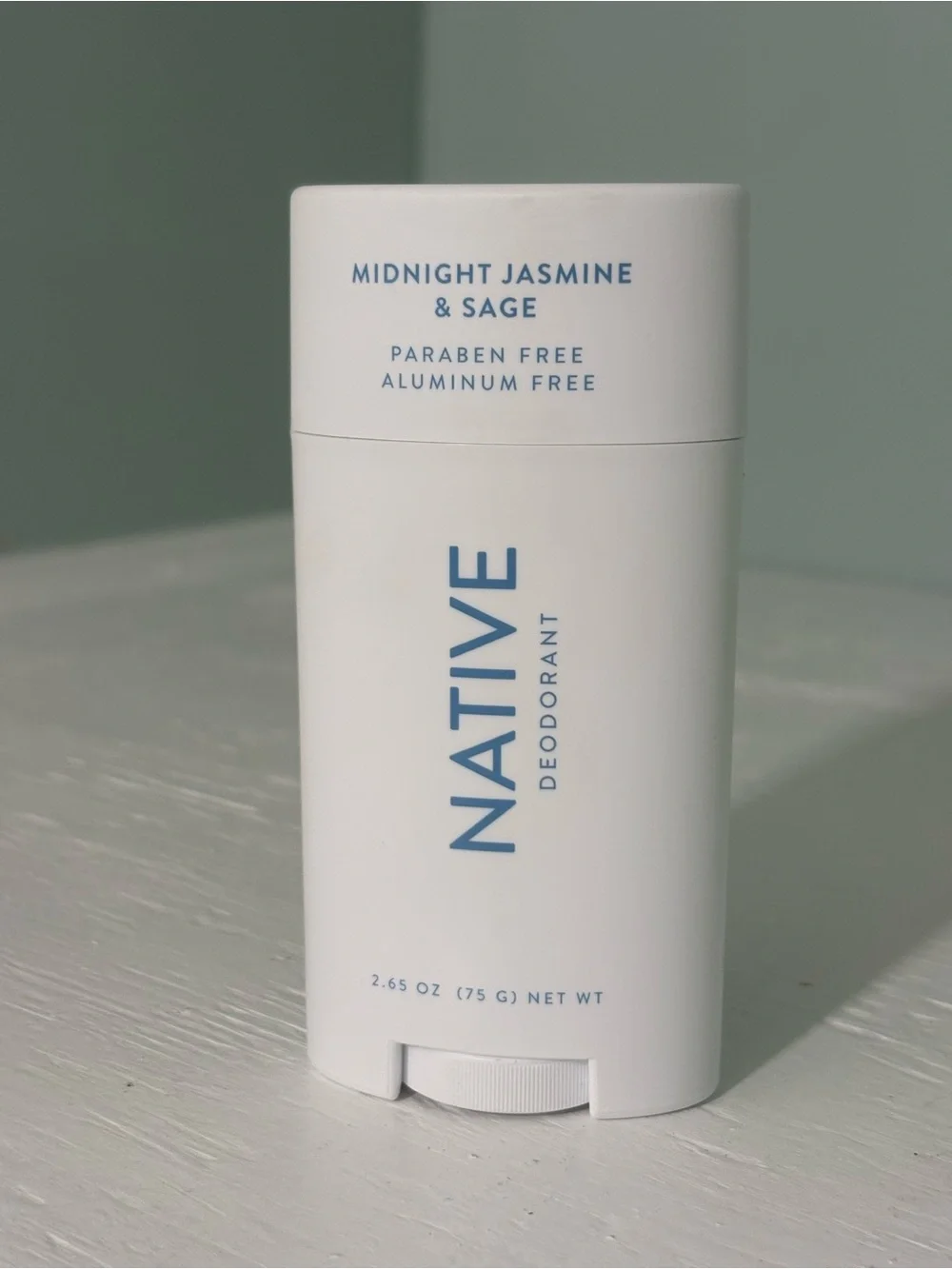Native Unisex Men Women’s Deodorant Midnight Jasmine Sage Aluminum Free 2.65 oz